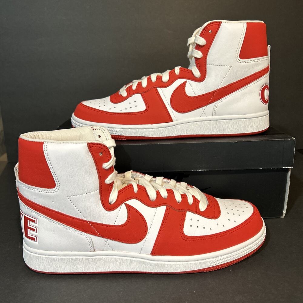 Size 10.5-Comme des Garçons Homme Plus x Nike Terminator High Red FD4159-102 NIB